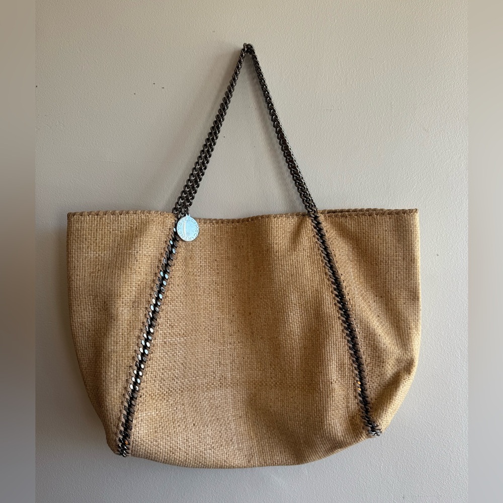 Stella McCartney Raffia Falabella Mini Tote Bag re$1050; Great Condition